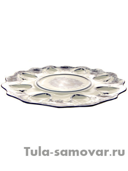 Пасхальница Тарелка для яиц Гжель