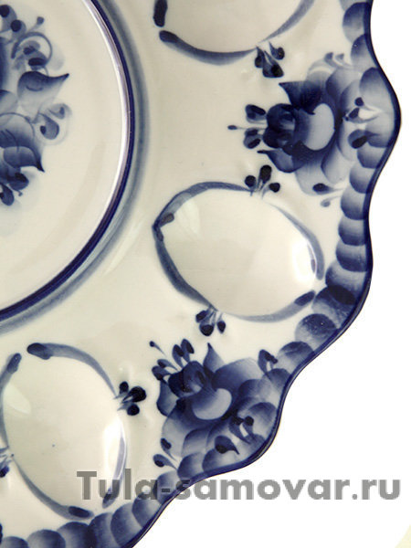 Пасхальница Тарелка для яиц Гжель