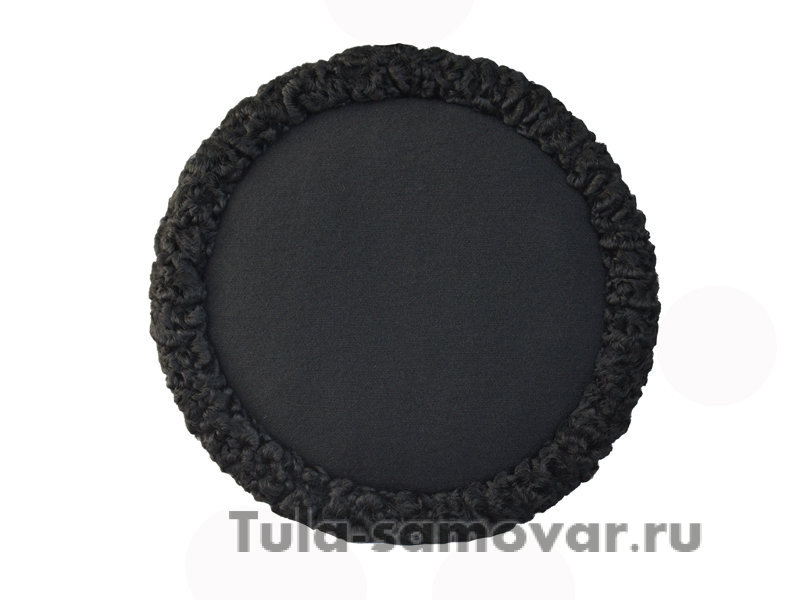 Кубанка станично-бытовая натуральный черный каракуль без перекрестия (черное сукно)