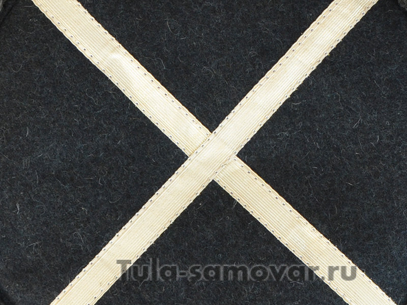 Кубанка станично-бытовая из натурального серого каракуля с серебряным галуном, Москва