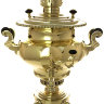Угольный самовар 5 литров желтый ваза с гранями фабрика Н.А. Воронцова, арт. 471717