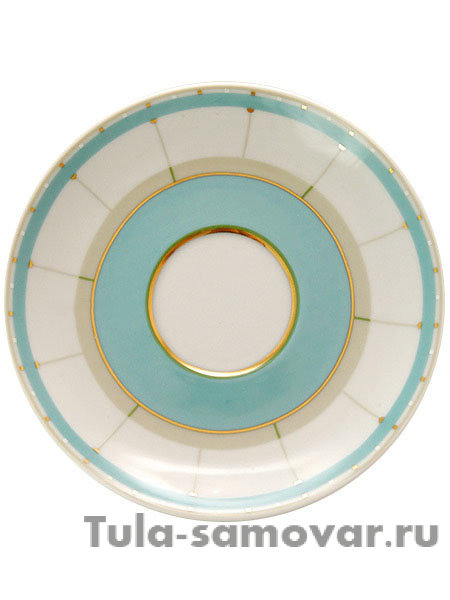 Чайная пара форма Банкетная рисунок Северная аврора Императорский фарфоровый завод