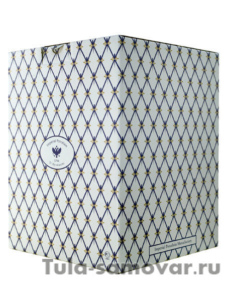 Кофейная пара форма Ландыш рисунок Котята серия Силуэты Императорский фарфоровый завод