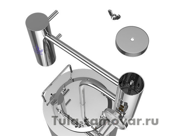 Самогонный аппарат "Хозяин" 10 литров с разборным сухопарником