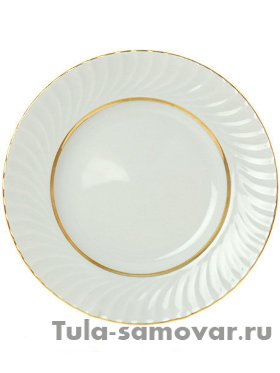Десертная тарелка 180 мм форма Витая рисунок Белоснежка Императорский фарфоровый завод