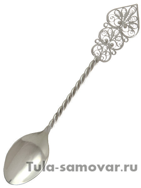 Подстаканник "Мимоза" на 1 персону в подарочном футляре Казаковская филигрань