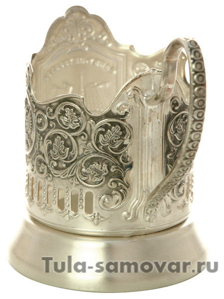 Посеребренный подстаканник "Санкт-Петербург" Кольчугино