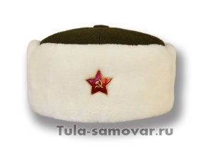 Шапка-финка комначсостава РККА образец 1931г из белой цигейки