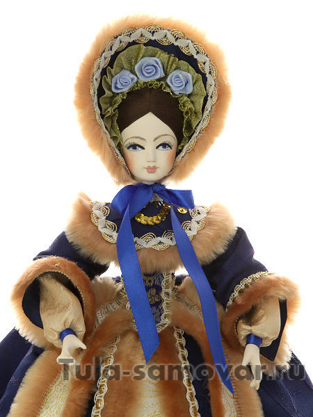 Кукла-грелка "Княжна в синем"