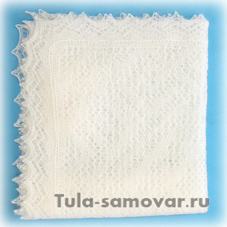 Пуховый оренбургский шарф, арт. A 12040-01