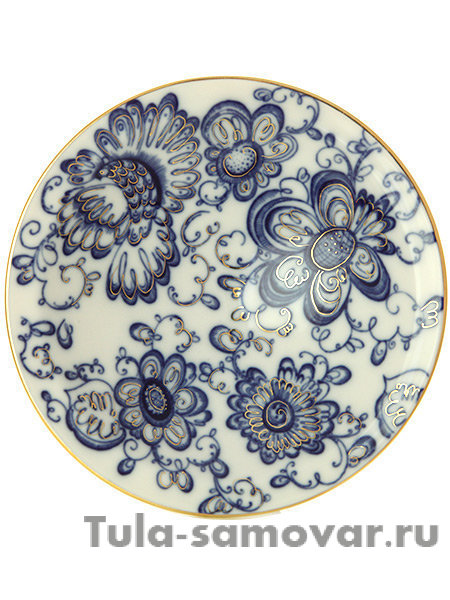 Фруктовая ваза 203 мм форма Молодежная рисунок Поющий сад Императорский фарфоровый завод