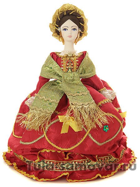 Кукла-грелка "Мария в красном"