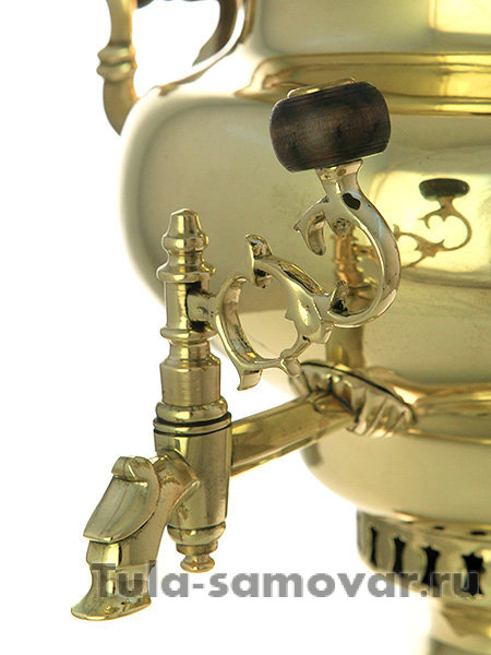 Самовар на дровах 5 л желтая репа фабрика Капырзина, арт. 433753