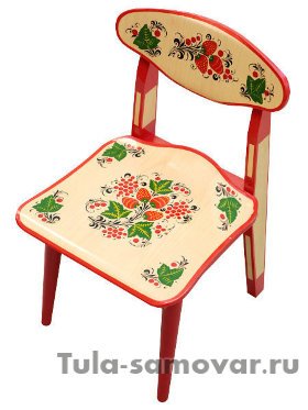 Разборный детский стул с художественной росписью Хохлома &quot;Осень&quot;, арт. 79050000000