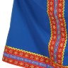 Детский сарафан и блузка "Дуняша" синий  хлопок 1-6 лет