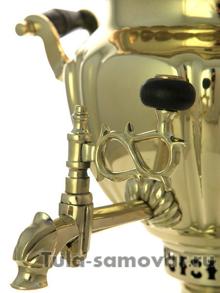 Угольный самовар 3 литра желтая чаша граненая Тулпатронзавод, арт. 433749