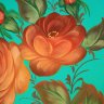 Поднос "Розы на бирюзовом" 38*28 см, арт. А-7.47