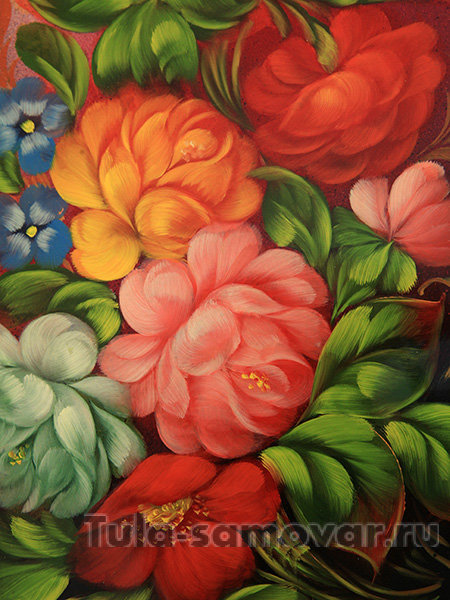 Поднос "Двойной фон" прямоугольный малый, арт. 2143