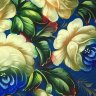 Поднос "Розы на синем" 47*37 см, арт. А-3.1