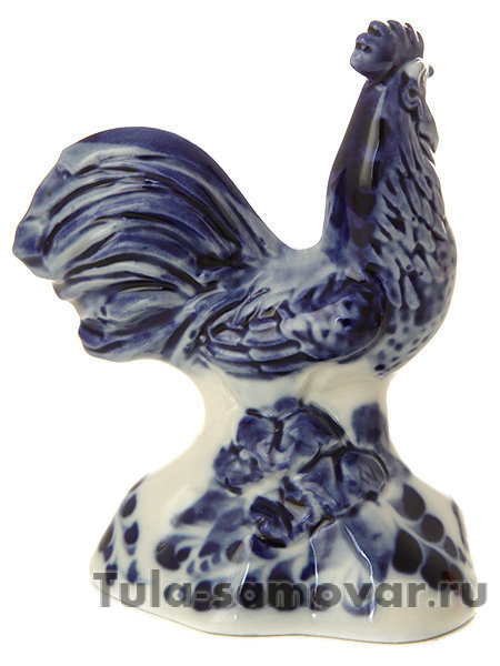 Скульптура Петушок Гжель, автор Жигунов А.