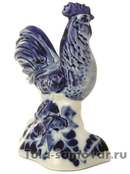 Скульптура Петушок Гжель, автор Жигунов А.