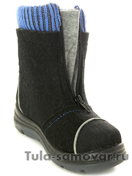 Валенки Котофей черные малодетские-дошкольные, 367103-41