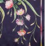 Платок из шелка (атлас) Павлопосадский "Лунный сад", 89*89 см, арт. 10018-14
