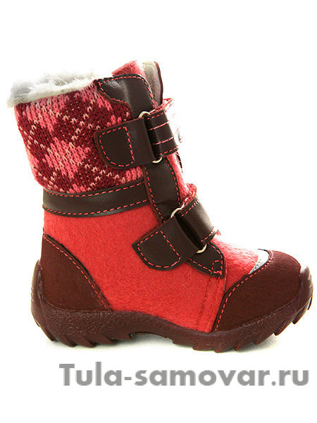 Валенки Котофей ясельно-малодетские бордовые, 157001-44