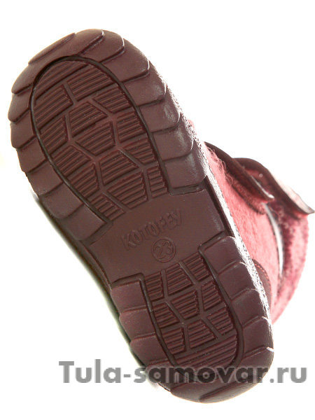 Валенки Котофей ясельно-малодетские бордовые, 157001-44