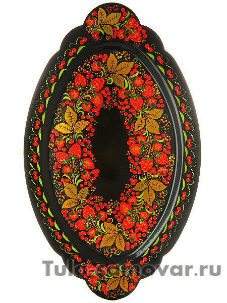 Набор для шампанского хохлома "Встреча" 7 предметов