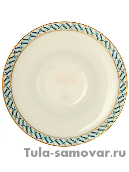 Кофейная чашка с блюдцем форма Майская рисунок Три богатыря ИФЗ