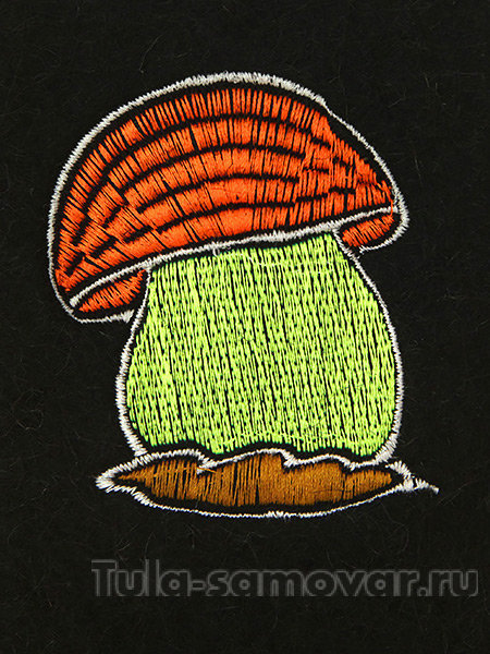 Детские валенки крашеные с вышивкой артикул 210В-76