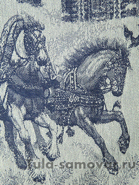 Полотенце "Новогоднее" красное без кружева, 50х70