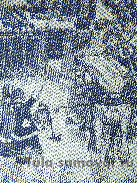 Полотенце "Новогоднее" красное без кружева, 50х70