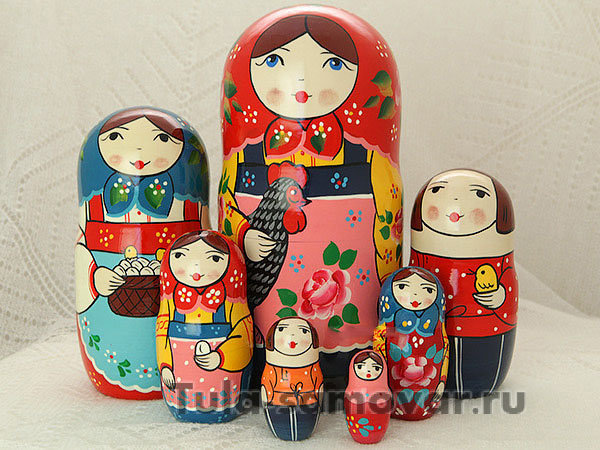 Матрешка "Традиционная", арт. 1090
