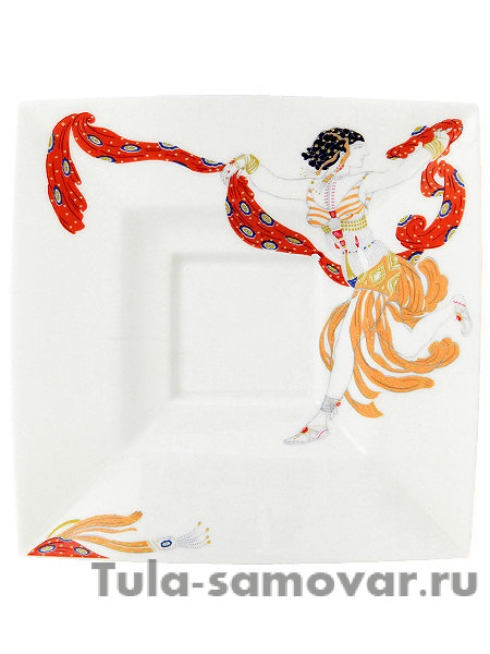 Чайная пара форма Петрополь рисунок Восточный танец Императорский фарфоровый завод