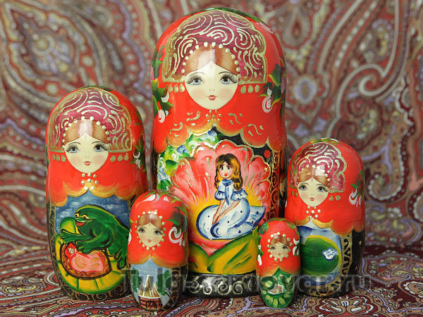 Матрешка "Дюймовочка", серия "Сказки", арт. 731