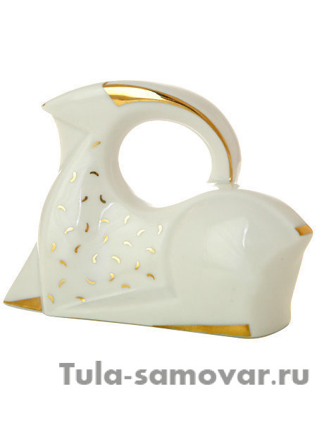 Скульптура Коза золотая Императорский фарфоровый завод