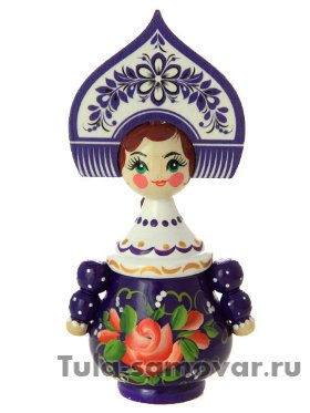 Кукла сувенирная Хохлома (цвета в ассортименте)