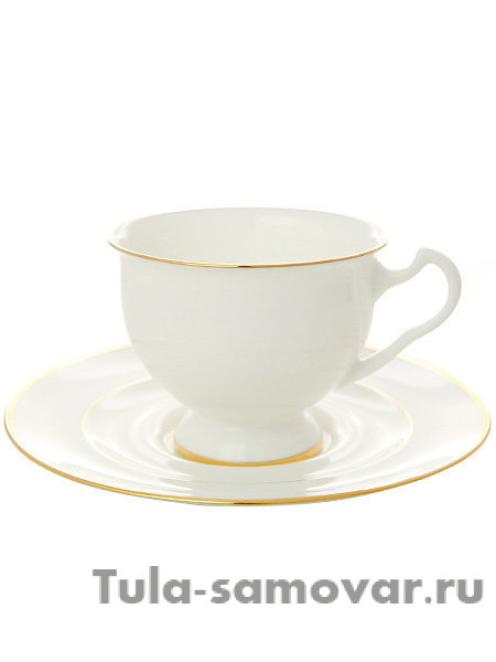 Сервиз чайный форма Айседора рисунок Золотая лента 6/14 Императорский фарфоровый завод