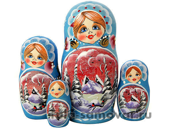 Матрешка "Зима", арт. 58