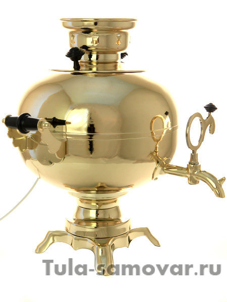 Электрический самовар 3 литра желтый шар, арт. 110587