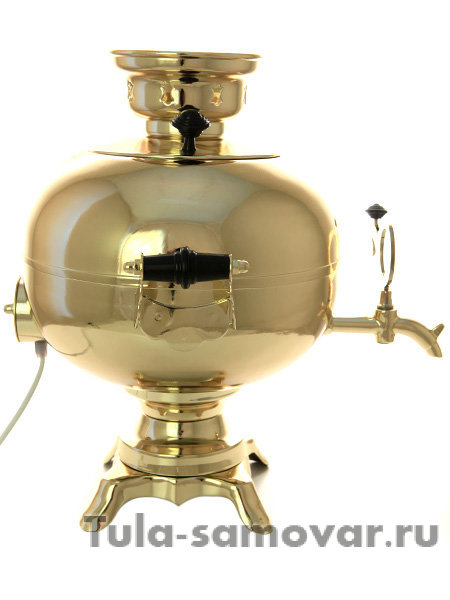 Электрический самовар 3 литра желтый шар, арт. 110587