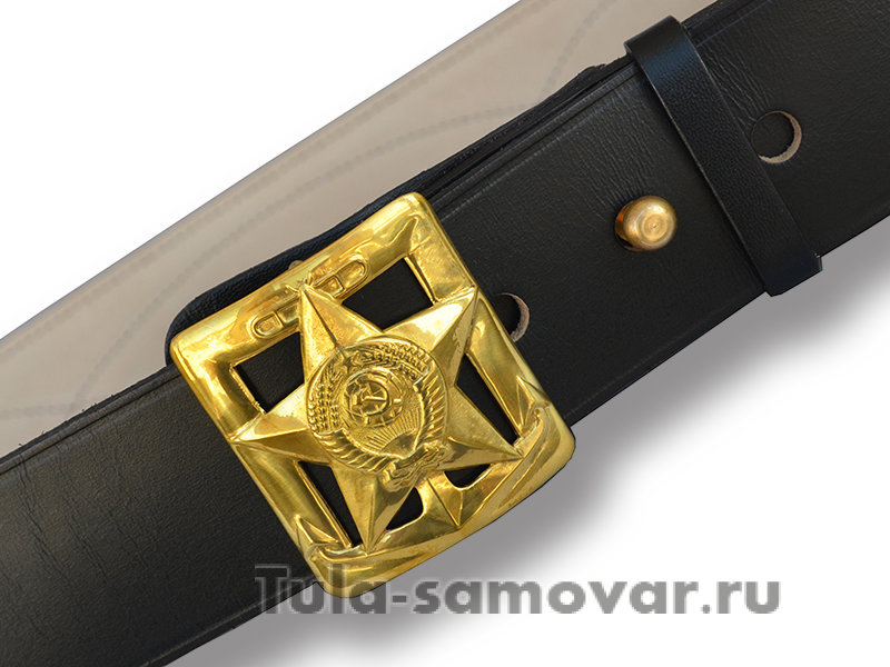 Ремень адмирала ВМФ обр.1969г. экспериментальный (реплика) черный
