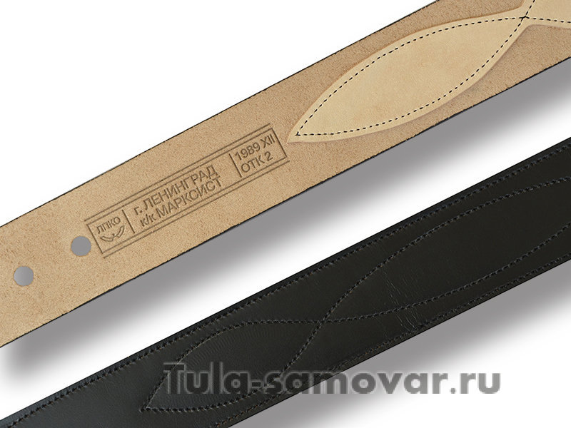 Ремень адмирала ВМФ обр.1969г. экспериментальный (реплика) черный