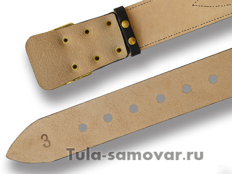 Ремень адмирала ВМФ обр.1969г. экспериментальный (реплика) черный