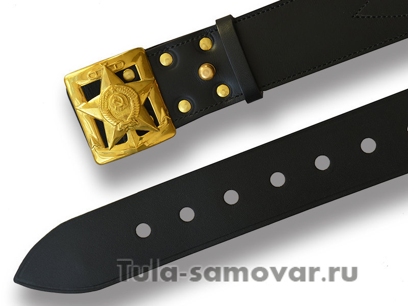 Ремень адмирала ВМФ обр.1969г. экспериментальный (реплика) черный