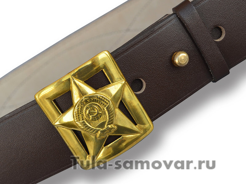 Ремень генерала СА обр.1969г. (реплика) коричневый