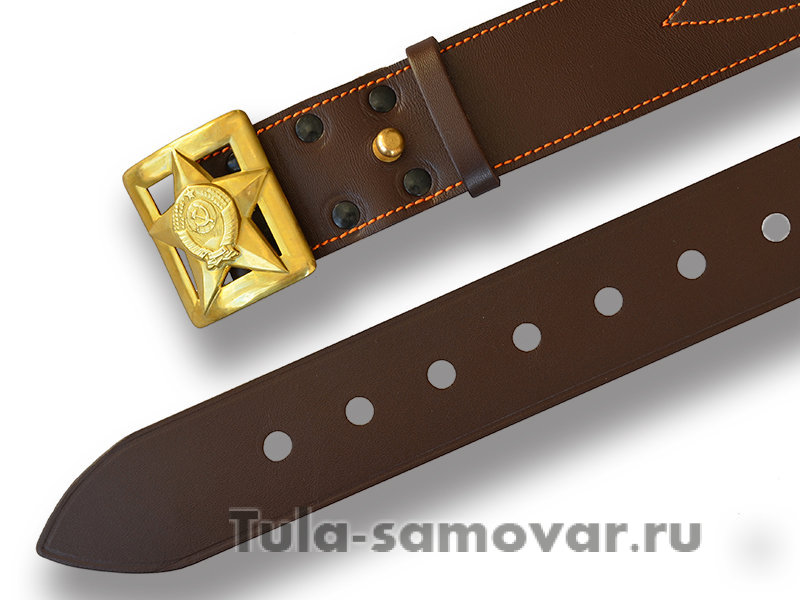 Ремень генерала СА обр.1969г. (реплика) коричневый