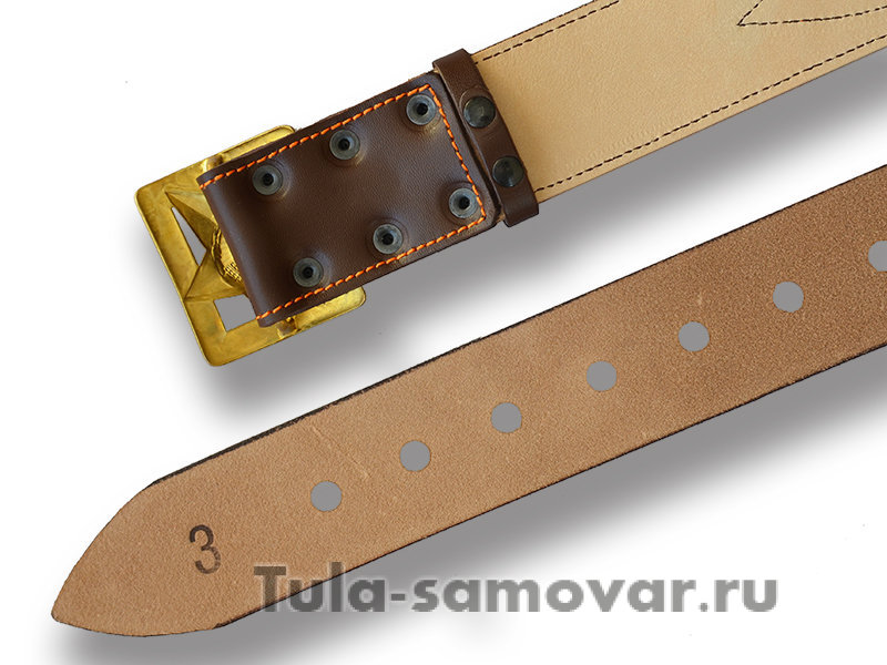 Ремень генерала СА обр.1969г. (реплика) коричневый